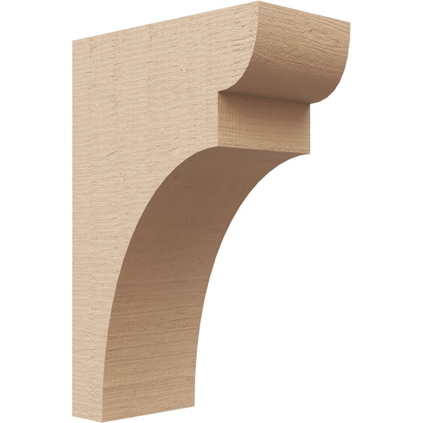 Ekena Millwork 3"W x 6"D x 9"H Classic Yorktown Rough Cedar Woodgrain TimberThane Corbel, Primed Tan CORUR03X06X09YORRCPR - main